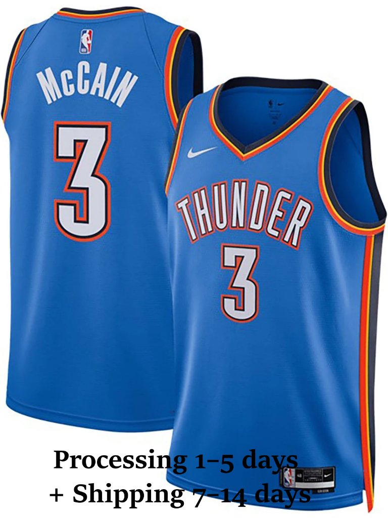 Mens Jared Mccain Blue Jersey